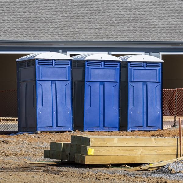 how do you ensure the porta potties are secure and safe from vandalism during an event in Harmony